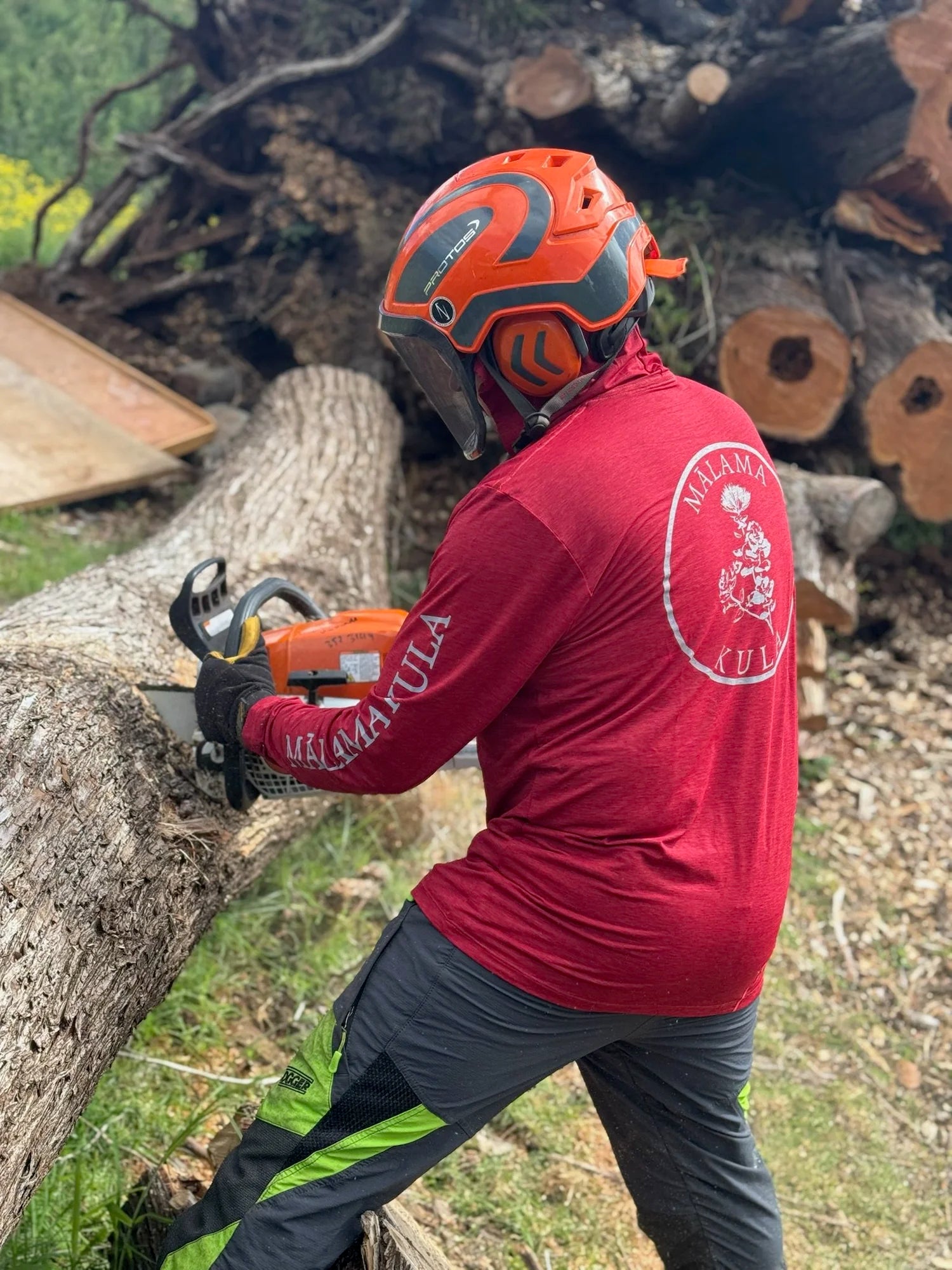 Mālama Kula Anetik Long Sleeve Hooded Shirt